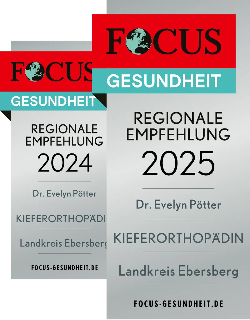 FOCUS Gesundheit Regionale Empfehlung 2025, Dr. Evelyn Pötter, Kieferorthopädin, Landkreis Ebersberg